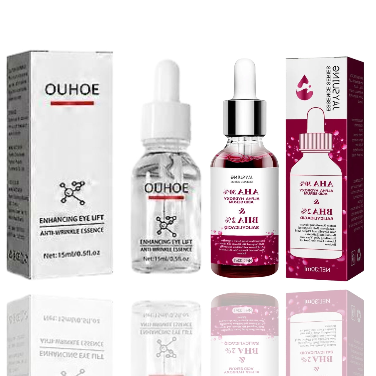 ZAVORA® Ritual Corrector Intensivo - Doble sérum antimanchas y antiojeras con Rodillo de Jade profesional de regalo